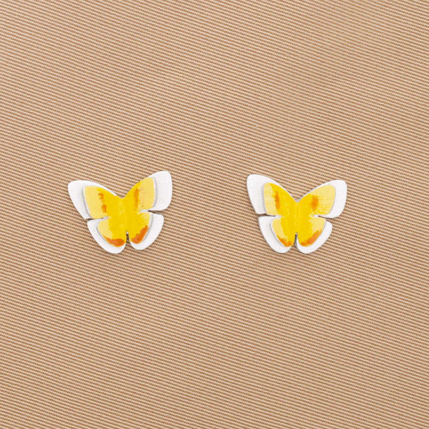 ARETES MARIPOSAS AMARILLAS
