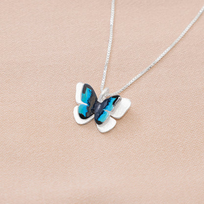 COLLAR MARIPOSA MORPHO