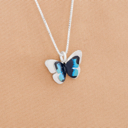 COLLAR MARIPOSA MORPHO