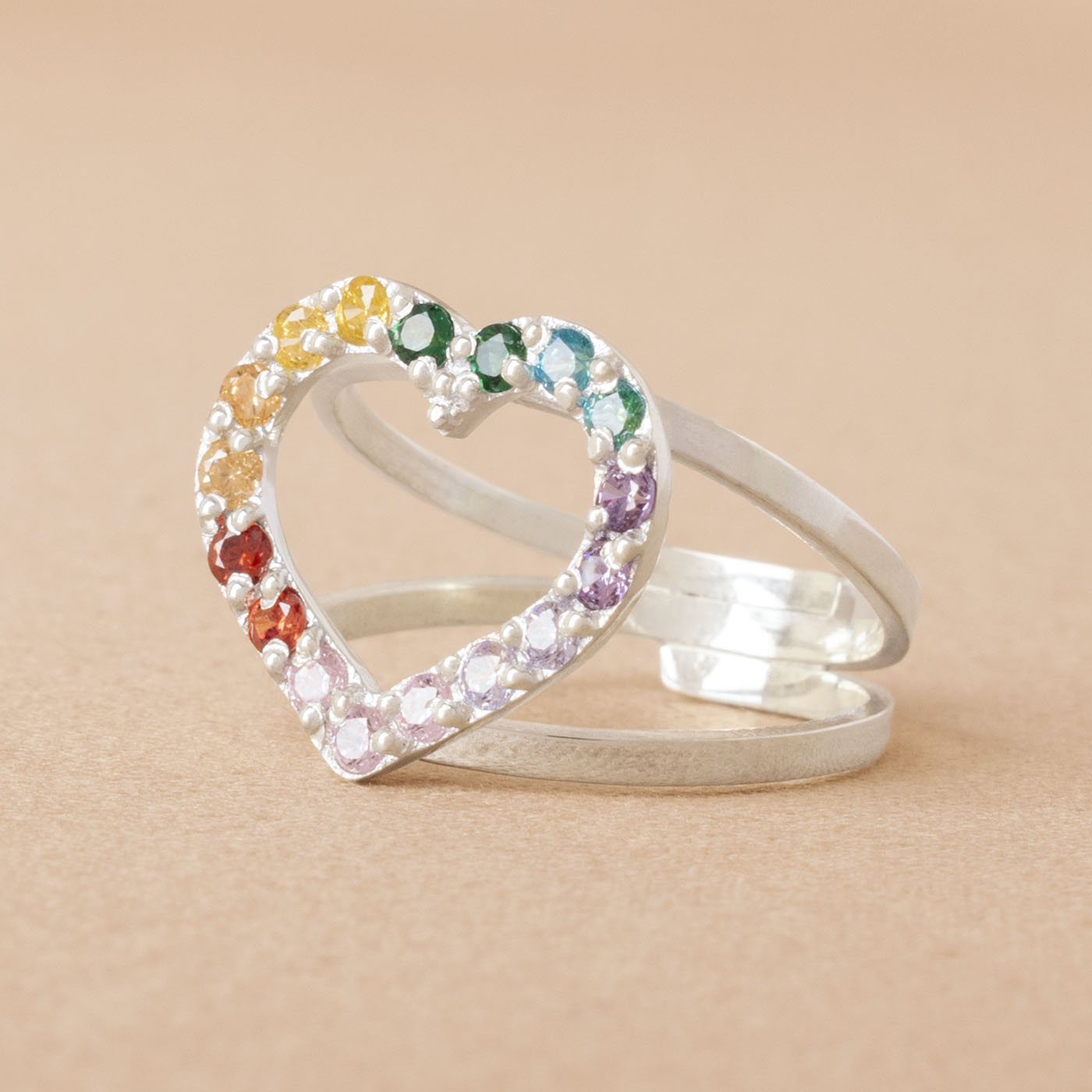 Anillo Corazón Engaste