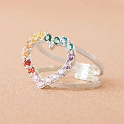Anillo Corazón Engaste
