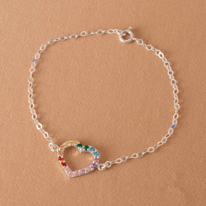 Pulsera Corazón Engaste