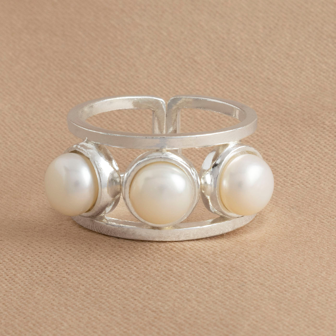 ANILLO ARGOLLA PERLAS