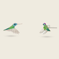 ARETES COLIBRI ESMERALDA