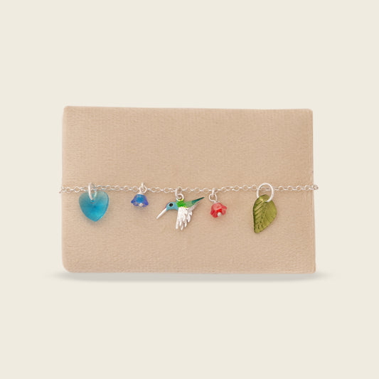 PULSERA COLIBRI ESMERALDA