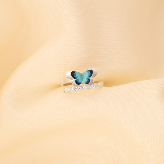 ANILLO MARIPOSA SALTARINA