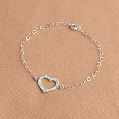 Pulsera Corazón Engaste