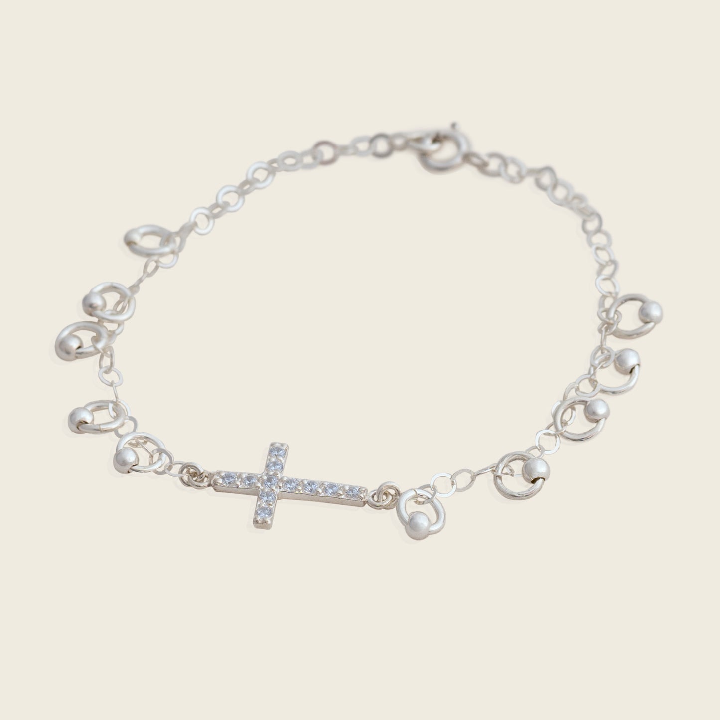 PULSERA DENARIO CRUZ