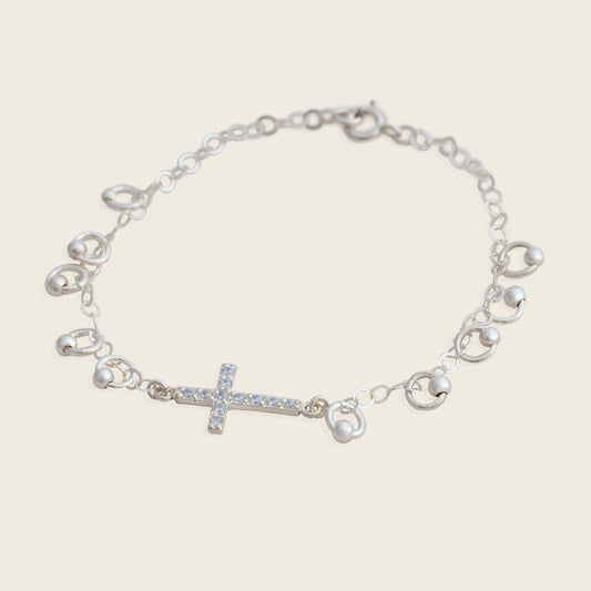 PULSERA DENARIO CRUZ