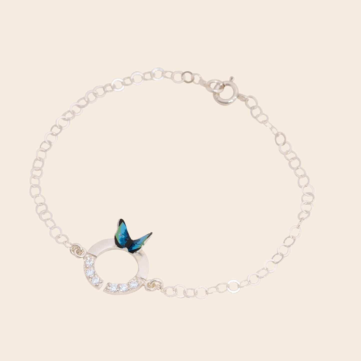 PULSERA HERRADURA DE MARIPOSA MORPHO