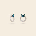 TOPOS MORPHO BUTTERFLY HORSESHOE
