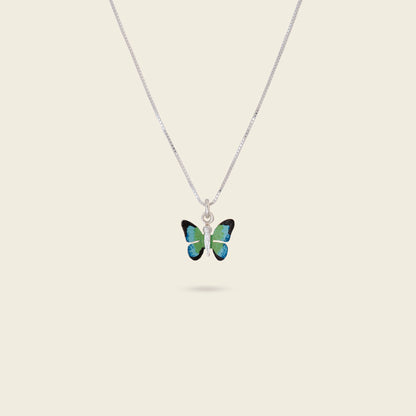 COLLAR MARIPOSA IRIS DEL BOSQUE