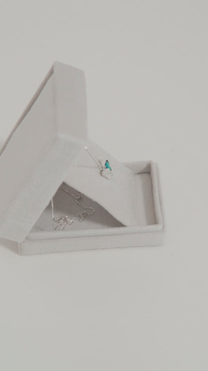 COLLAR MARIPOSA MORPHO